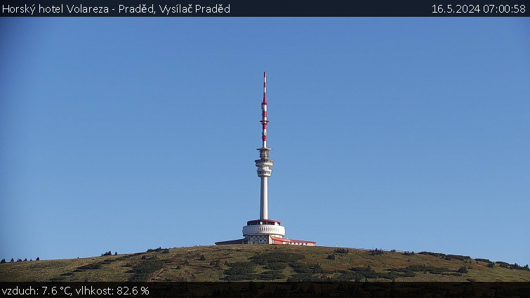 Horský hotel Volareza - Praděd - Vysílač Praděd - 16.5.2024 v 07:00