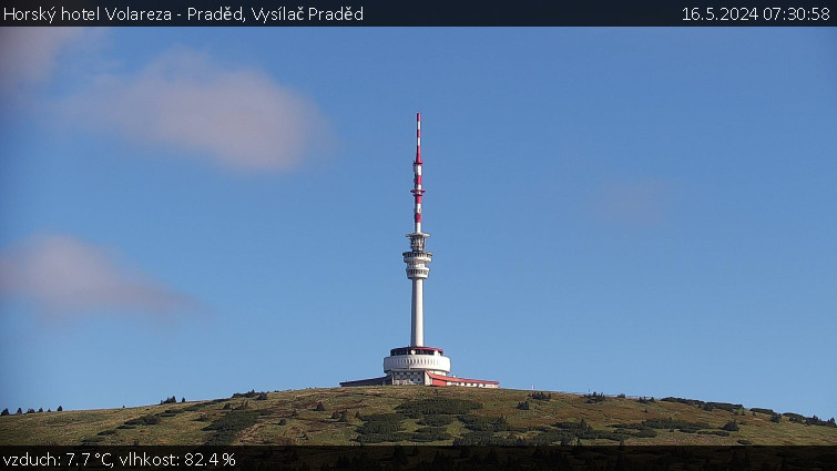 Horský hotel Volareza - Praděd - Vysílač Praděd - 16.5.2024 v 07:30