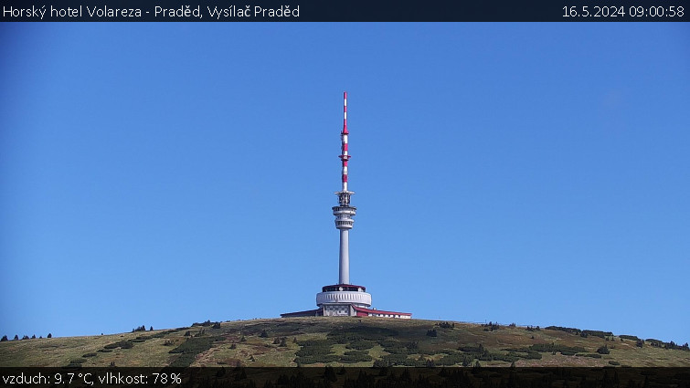 Horský hotel Volareza - Praděd - Vysílač Praděd - 16.5.2024 v 09:00