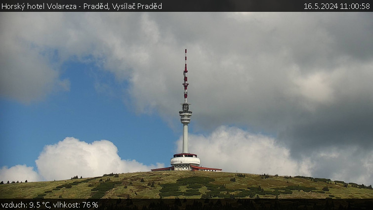 Horský hotel Volareza - Praděd - Vysílač Praděd - 16.5.2024 v 11:00