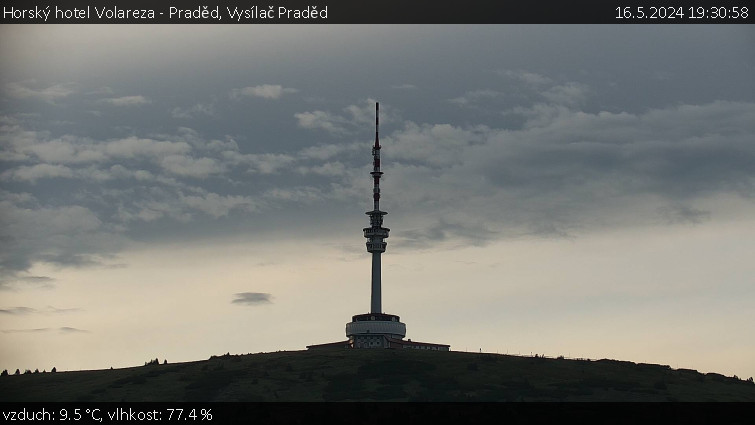 Horský hotel Volareza - Praděd - Vysílač Praděd - 16.5.2024 v 19:30