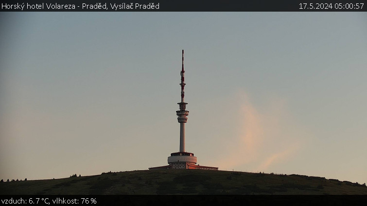 Horský hotel Volareza - Praděd - Vysílač Praděd - 17.5.2024 v 05:00