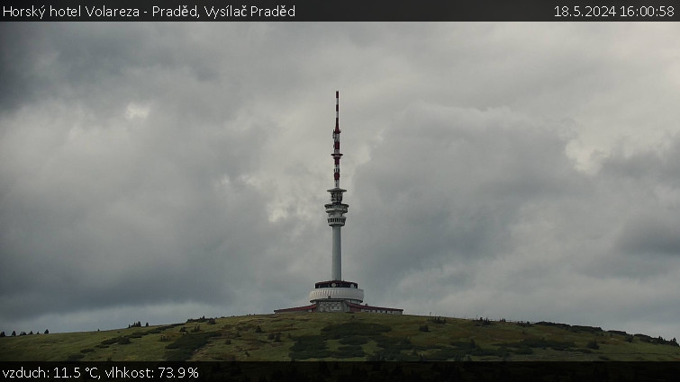 Horský hotel Volareza - Praděd - Vysílač Praděd - 18.5.2024 v 16:00