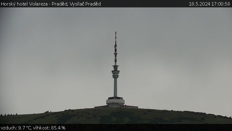 Horský hotel Volareza - Praděd - Vysílač Praděd - 18.5.2024 v 17:00