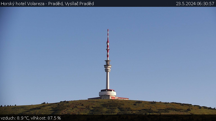 Horský hotel Volareza - Praděd - Vysílač Praděd - 23.5.2024 v 06:30