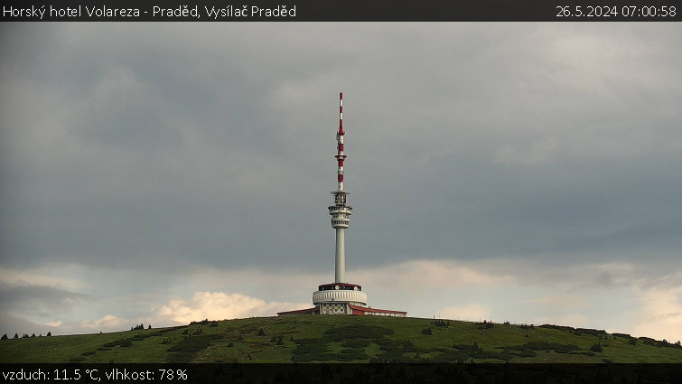 Horský hotel Volareza - Praděd - Vysílač Praděd - 26.5.2024 v 07:00