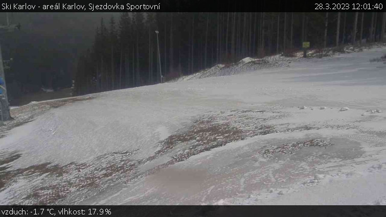 Ski Karlov - areál Karlov - Sjezdovka Sportovní - 28.3.2023 v 12:01