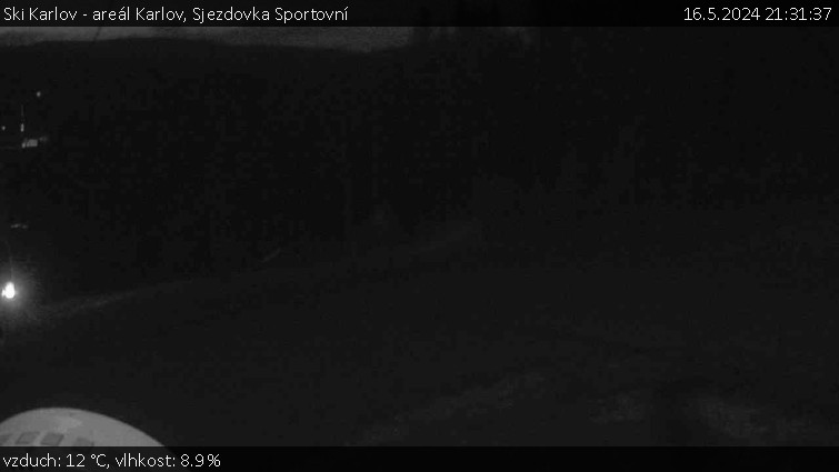 Ski Karlov - areál Karlov - Sjezdovka Sportovní - 16.5.2024 v 21:31