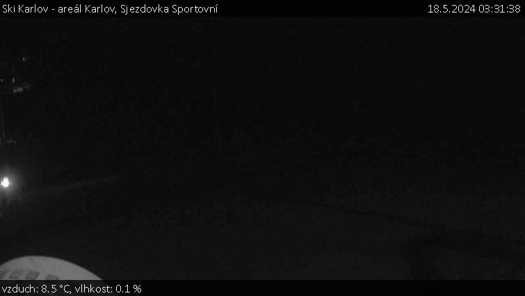 Ski Karlov - areál Karlov - Sjezdovka Sportovní - 18.5.2024 v 03:31