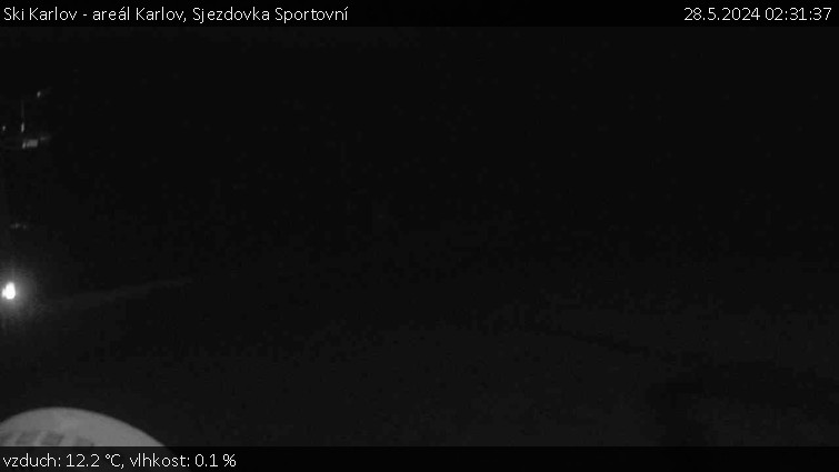 Ski Karlov - areál Karlov - Sjezdovka Sportovní - 28.5.2024 v 02:31