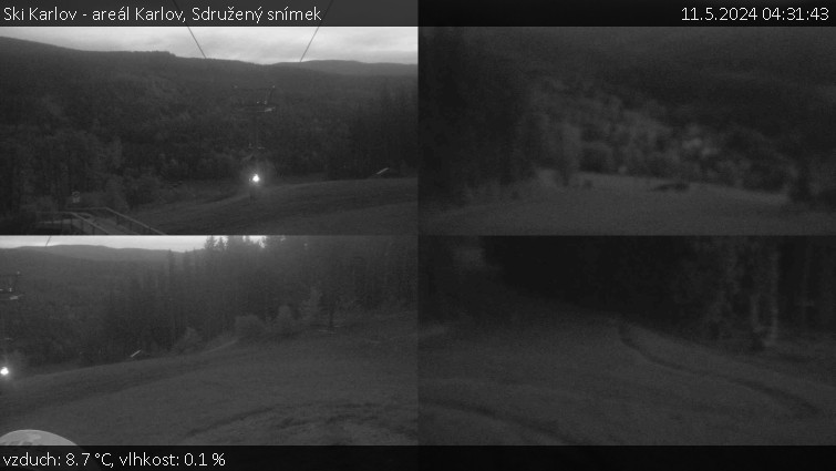 Ski Karlov - areál Karlov - Sdružený snímek - 11.5.2024 v 04:31