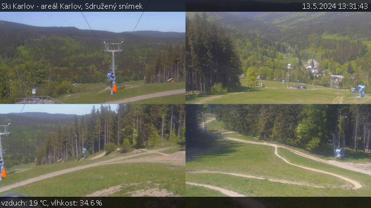 Ski Karlov - areál Karlov - Sdružený snímek - 13.5.2024 v 13:31