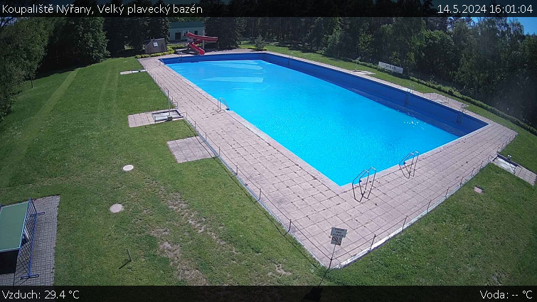 Koupaliště Nýřany - Velký plavecký bazén - 14.5.2024 v 16:01