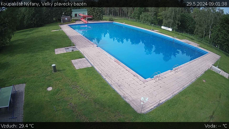 Koupaliště Nýřany - Velký plavecký bazén - 29.5.2024 v 09:01