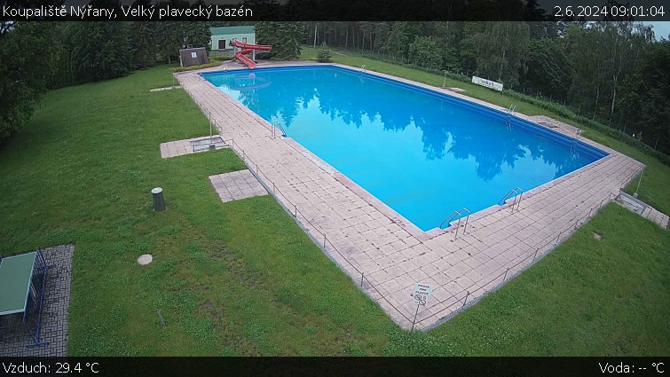 Koupaliště Nýřany - Velký plavecký bazén - 2.6.2024 v 09:01