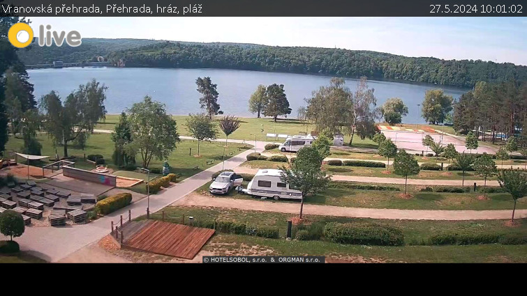 Vranovská přehrada - Přehrada, hráz, pláž - 27.5.2024 v 10:01