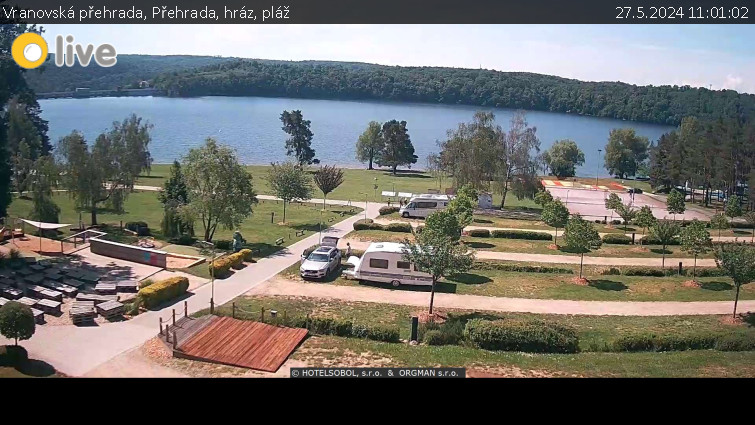 Vranovská přehrada - Přehrada, hráz, pláž - 27.5.2024 v 11:01