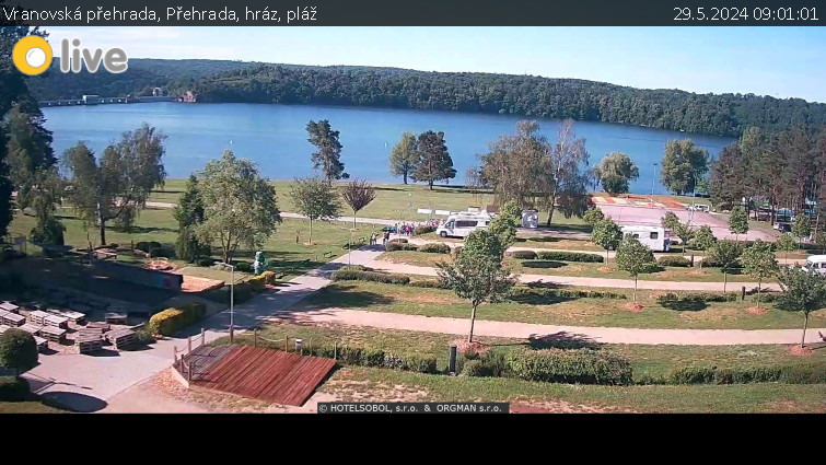 Vranovská přehrada - Přehrada, hráz, pláž - 29.5.2024 v 09:01
