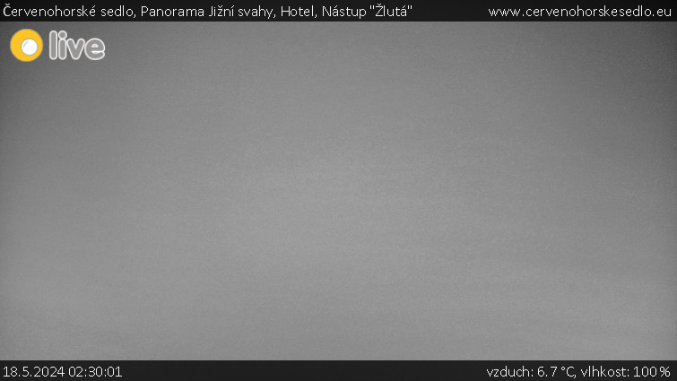 Červenohorské sedlo - Panorama Jižní svahy, Hotel, Nástup "Žlutá" - 18.5.2024 v 02:30