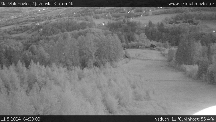Ski Malenovice - Sjezdovka Staromák - 11.5.2024 v 04:30