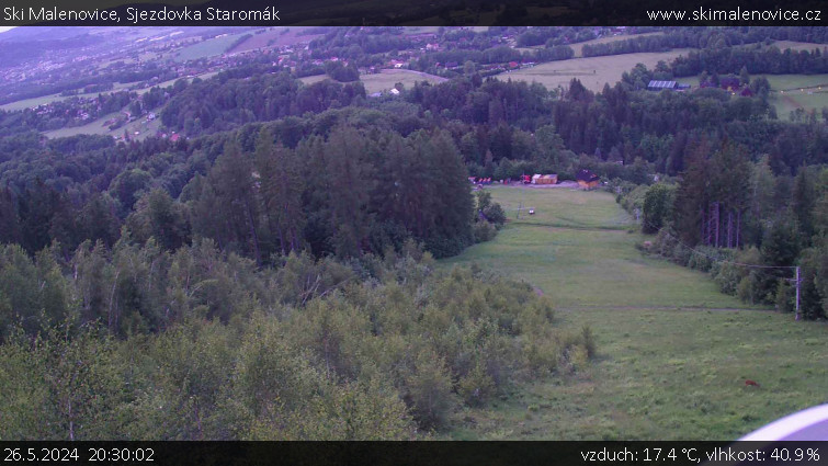Ski Malenovice - Sjezdovka Staromák - 26.5.2024 v 20:30