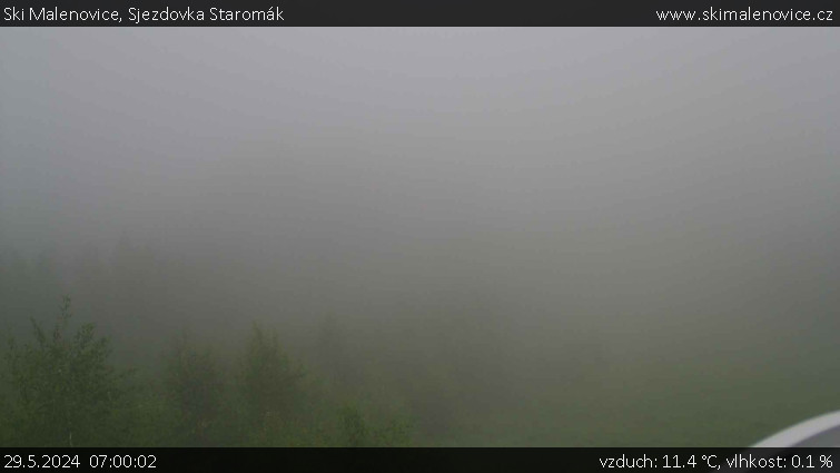 Ski Malenovice - Sjezdovka Staromák - 29.5.2024 v 07:00