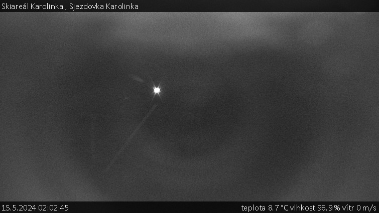 Skiareál Karolinka  - Sjezdovka Karolinka - 15.5.2024 v 02:02