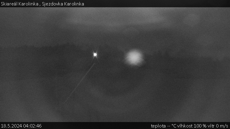 Skiareál Karolinka  - Sjezdovka Karolinka - 18.5.2024 v 04:02