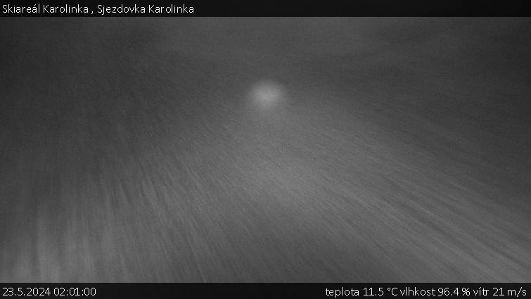 Skiareál Karolinka  - Sjezdovka Karolinka - 23.5.2024 v 02:01