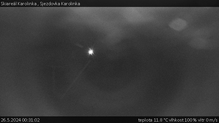 Skiareál Karolinka  - Sjezdovka Karolinka - 26.5.2024 v 00:31