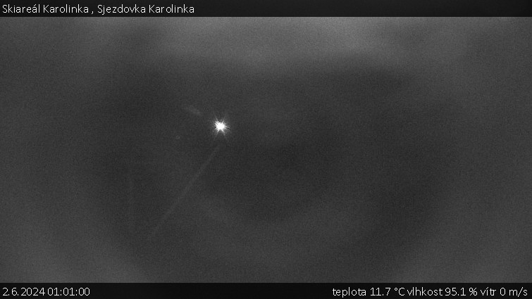 Skiareál Karolinka  - Sjezdovka Karolinka - 2.6.2024 v 01:01