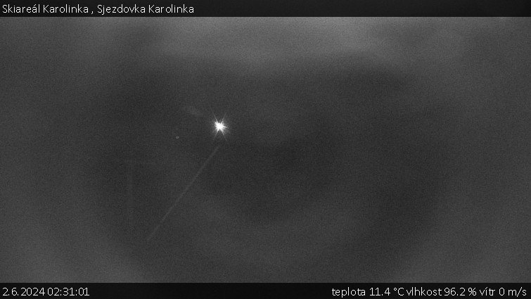 Skiareál Karolinka  - Sjezdovka Karolinka - 2.6.2024 v 02:31