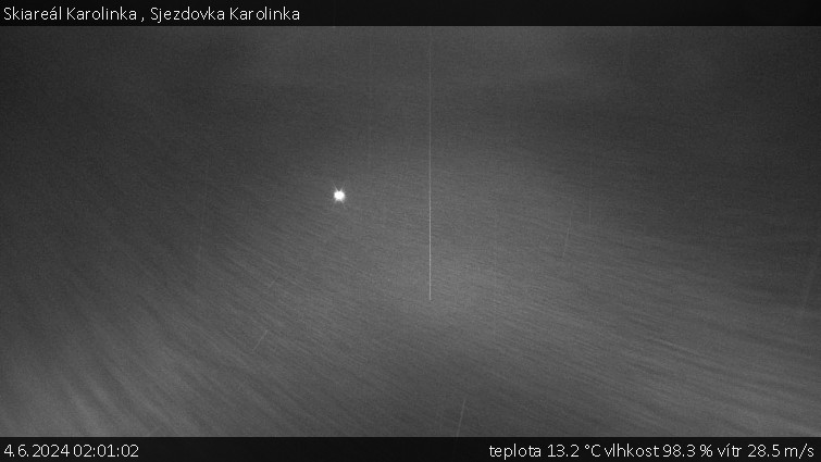 Skiareál Karolinka  - Sjezdovka Karolinka - 4.6.2024 v 02:01