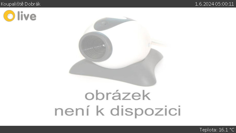 Koupaliště Dobrák - Koupaliště Dobrák - 1.6.2024 v 05:00