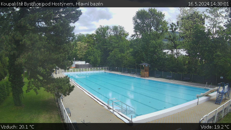 Koupaliště Bystřice pod Hostýnem - Hlavní bazén - 16.5.2024 v 14:30
