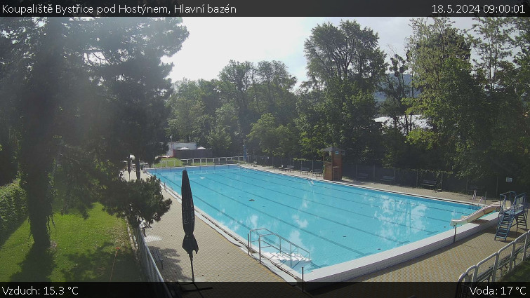 Koupaliště Bystřice pod Hostýnem - Hlavní bazén - 18.5.2024 v 09:00