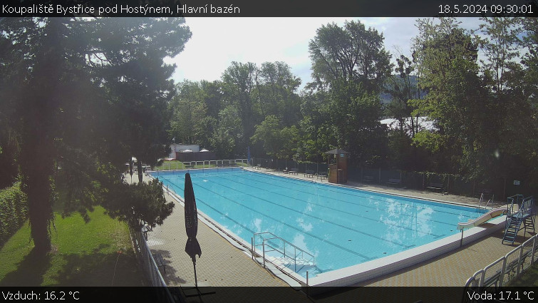 Koupaliště Bystřice pod Hostýnem - Hlavní bazén - 18.5.2024 v 09:30