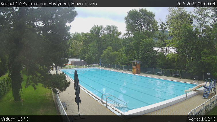 Koupaliště Bystřice pod Hostýnem - Hlavní bazén - 20.5.2024 v 09:00