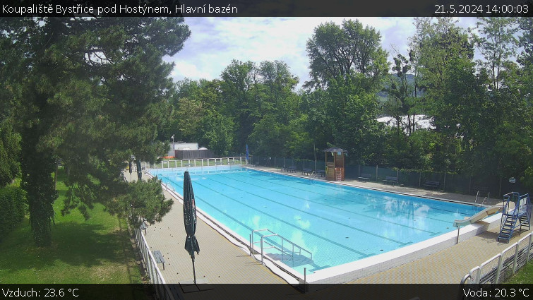 Koupaliště Bystřice pod Hostýnem - Hlavní bazén - 21.5.2024 v 14:00