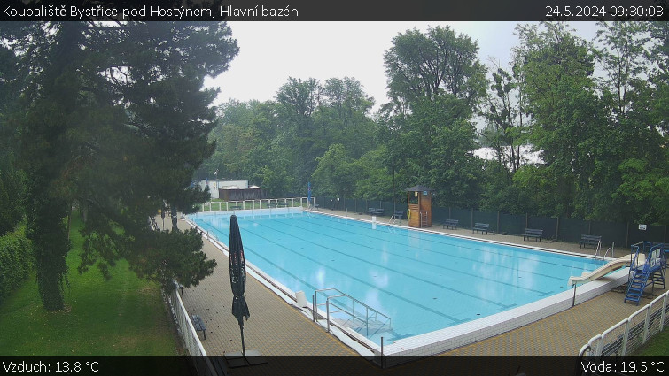 Koupaliště Bystřice pod Hostýnem - Hlavní bazén - 24.5.2024 v 09:30