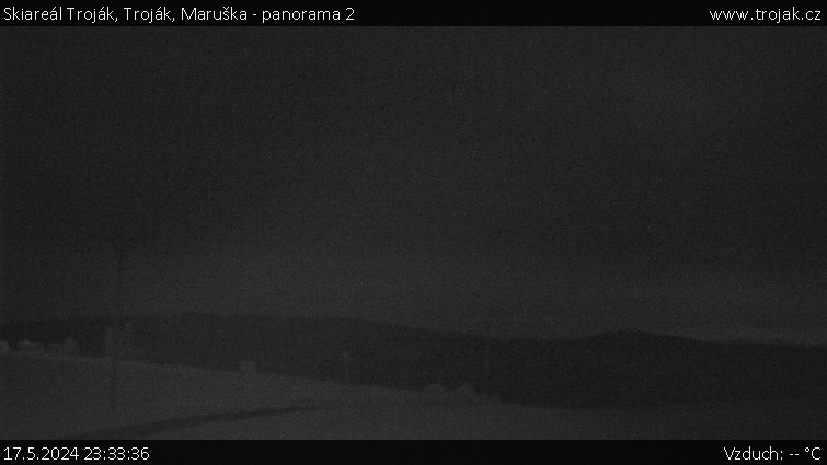 Skiareál Troják - Troják, Maruška - panorama 2 - 17.5.2024 v 23:33