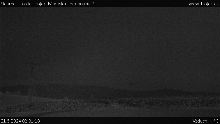 Skiareál Troják - Troják, Maruška - panorama 2 - 21.5.2024 v 02:31