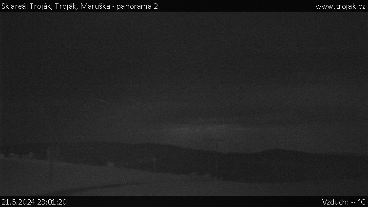 Skiareál Troják - Troják, Maruška - panorama 2 - 21.5.2024 v 23:01
