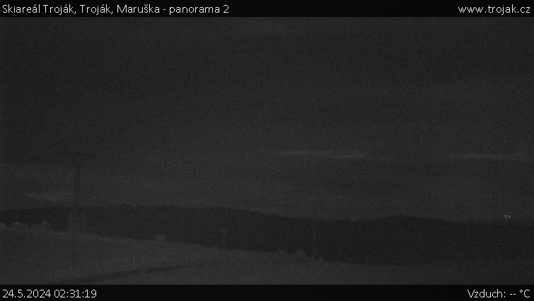 Skiareál Troják - Troják, Maruška - panorama 2 - 24.5.2024 v 02:31