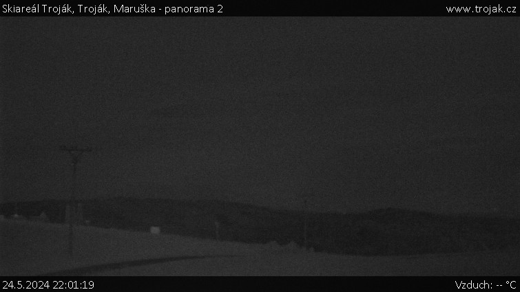 Skiareál Troják - Troják, Maruška - panorama 2 - 24.5.2024 v 22:01