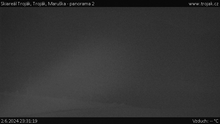 Skiareál Troják - Troják, Maruška - panorama 2 - 2.6.2024 v 23:31