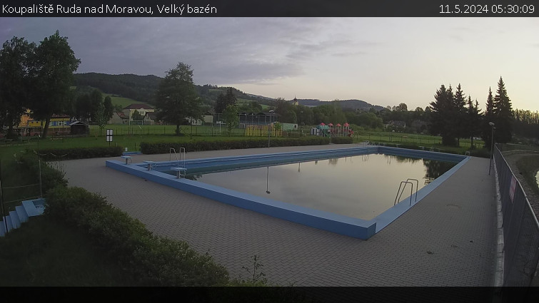 Koupaliště Ruda nad Moravou - Velký bazén - 11.5.2024 v 05:30