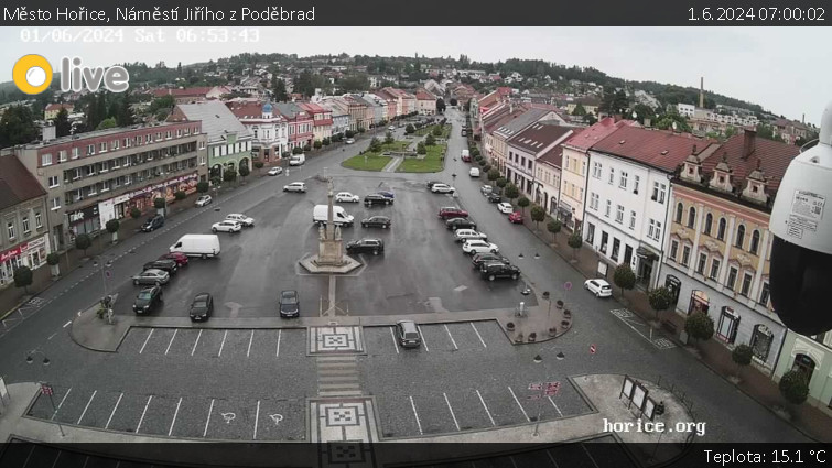 Město Hořice - Náměstí Jiřího z Poděbrad - 1.6.2024 v 07:00