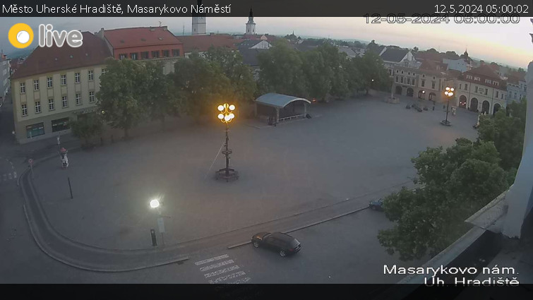 Město Uherské Hradiště - Masarykovo Náměstí - 12.5.2024 v 05:00