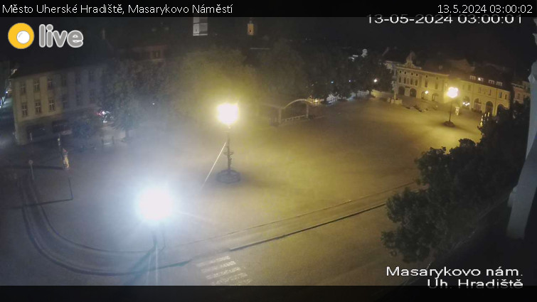 Město Uherské Hradiště - Masarykovo Náměstí - 13.5.2024 v 03:00